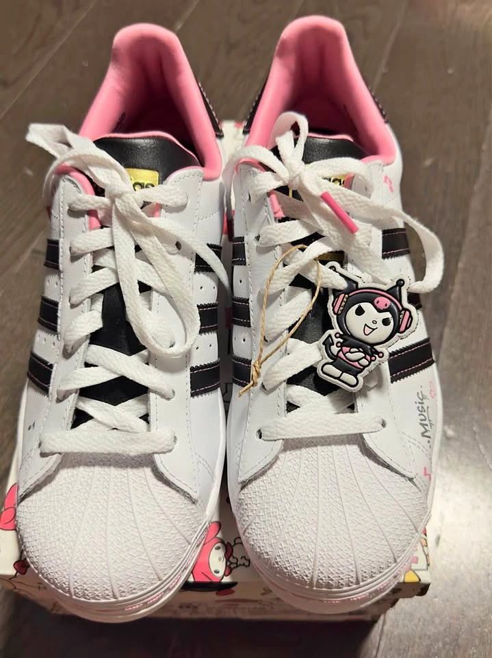 New Adidas Kuromi Superstar Shoes
