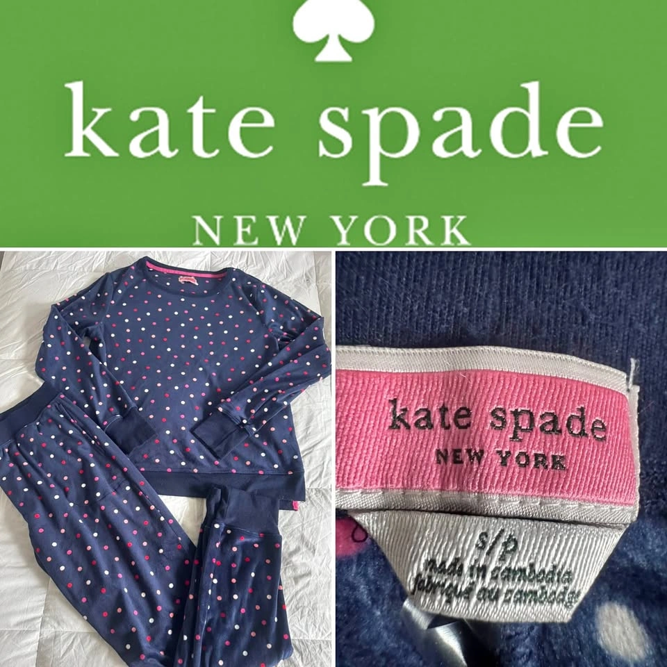 Warm Ladies Kate Spade two piece pyjama set Size Small
