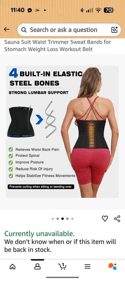 VENUZOR Waist Trainer for Women - Size Medium - Excellent Condit - photo 5