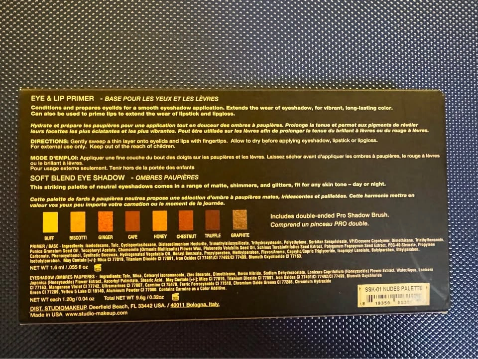 STUDIOMAKEUP NUDES Eyeshadow Palette - photo 2