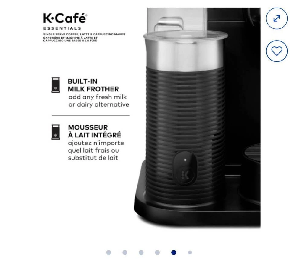 Keurig Coffee Machine with Frother + Pods & Filters - photo 3
