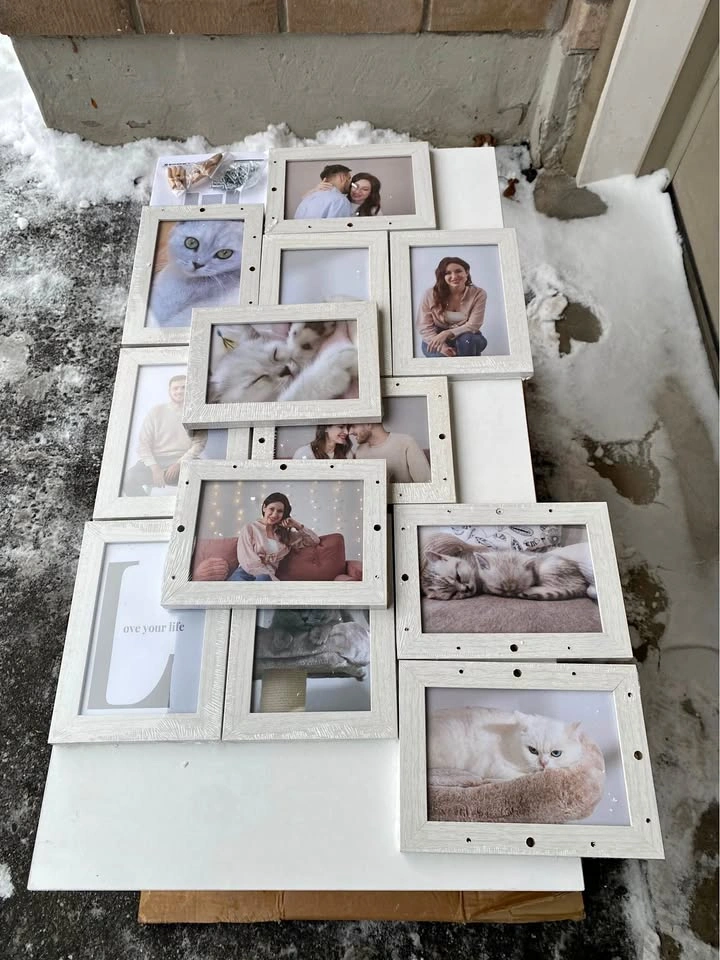 SONGMICS Collage Picture Frames - 12 Pack White 4x6