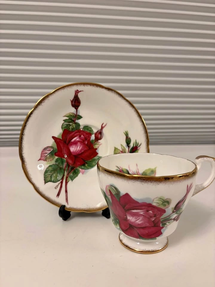 Paragon Fine Bone China Grand Gala Teacup Saucer Set
