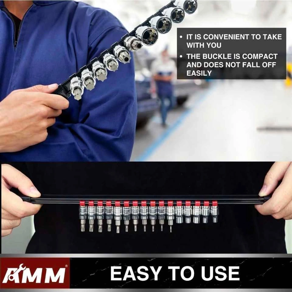 AMM 18-Piece Socket Organizer Set - photo 5