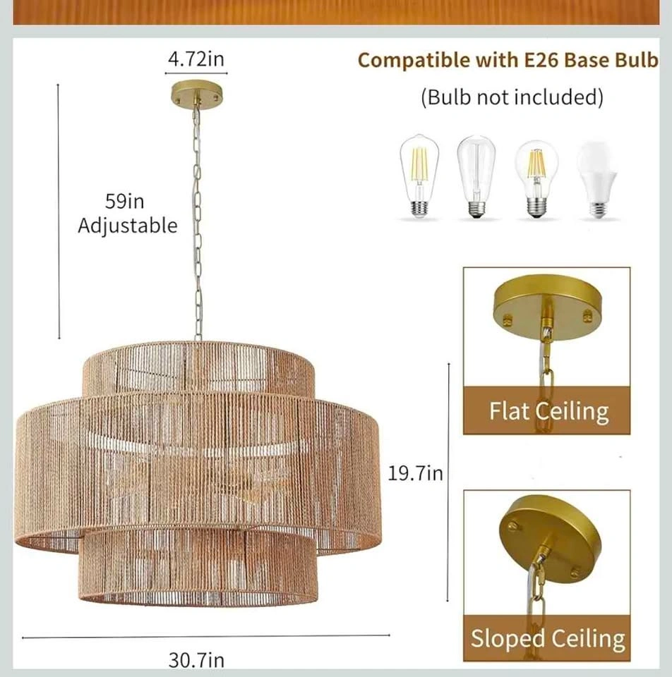 Crystal Chandelier Light Fixture - photo 5