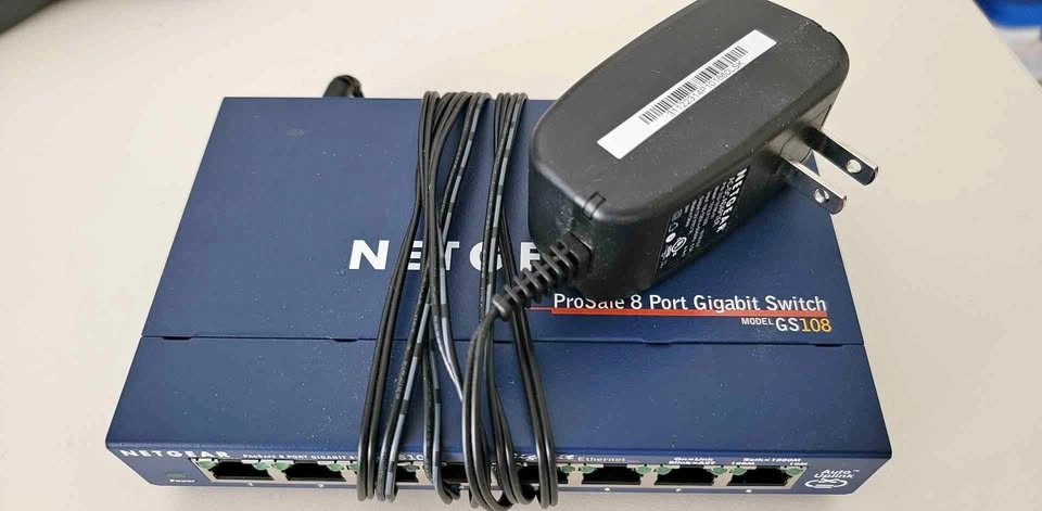 Netgear GS108 8 Port Gigabit Ethernet Switch