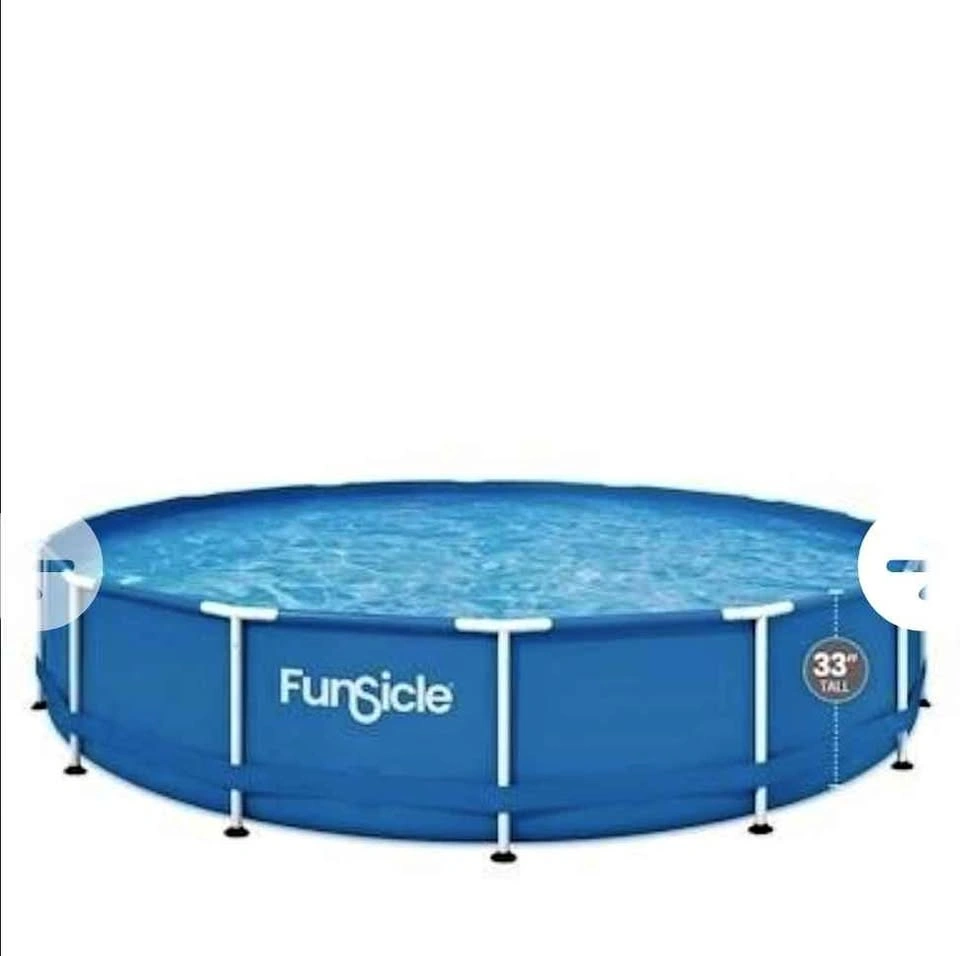 Funsicle 14ft Activity Above Ground Metal Frame Pool