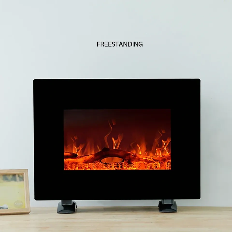 C-Hopetree 22” Electric Fireplace Heater w/ Remote & Thermostat - photo 3