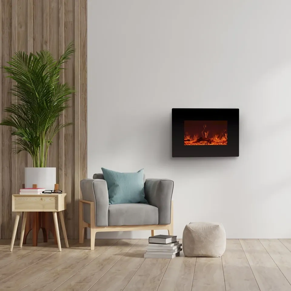 C-Hopetree 22” Electric Fireplace Heater w/ Remote & Thermostat - photo 4