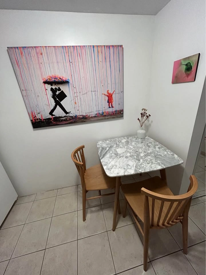 Vena Cafe Marble Top Solid Wood Table - Article - photo 3