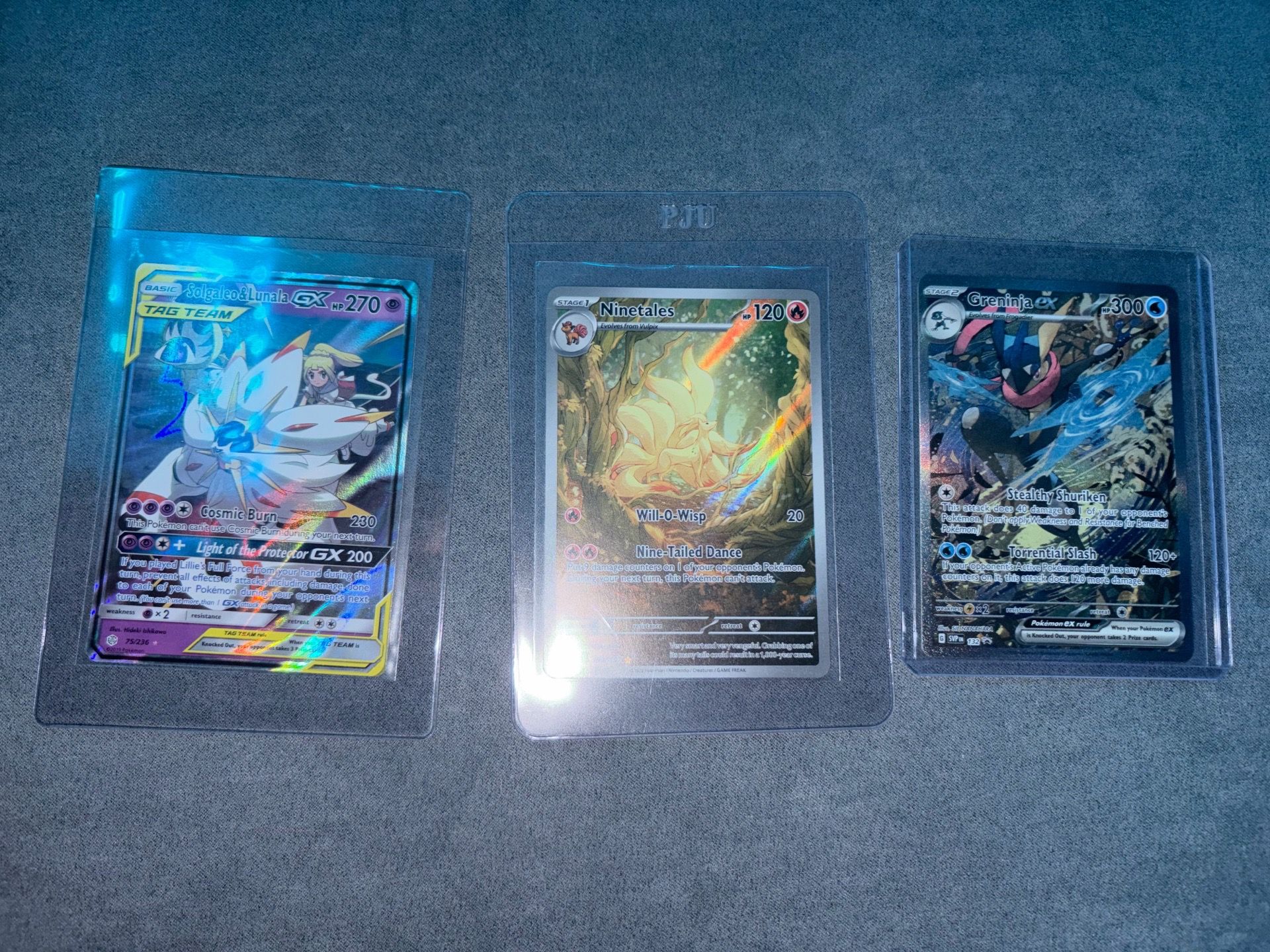 Pokémon Cards: Greninja EX, Ninetales, Solgaleo & Lunala GX