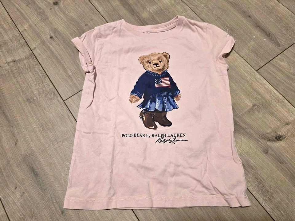 Ralph Lauren Polo Bear Girl T-Shirt Size 6