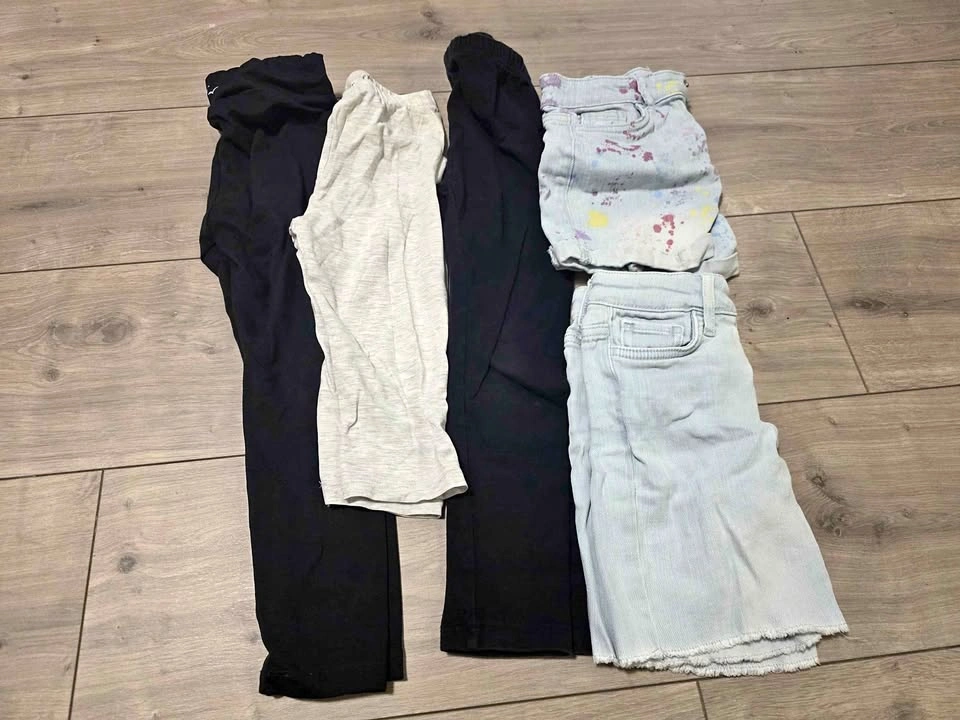Girls' Leggings and Shorts (Size 6/5-6)