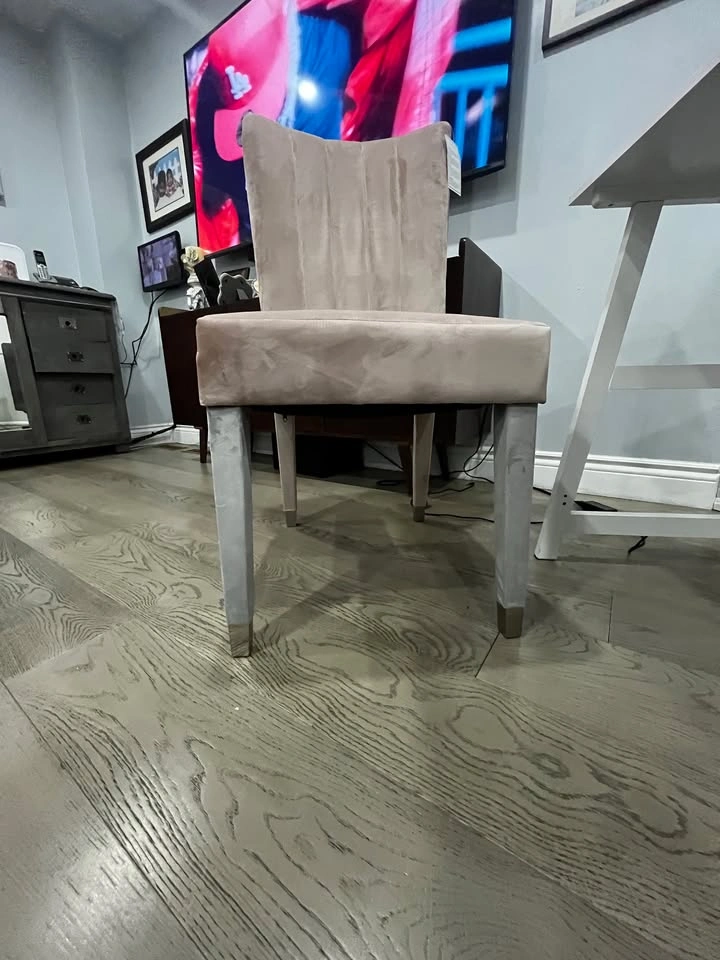 Pink Velvet Dining Chair - photo 5