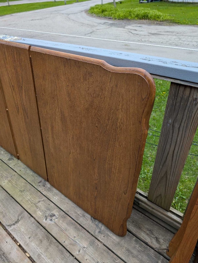 Oak Dining Set with 4 Chairs and Leaf - photo 4