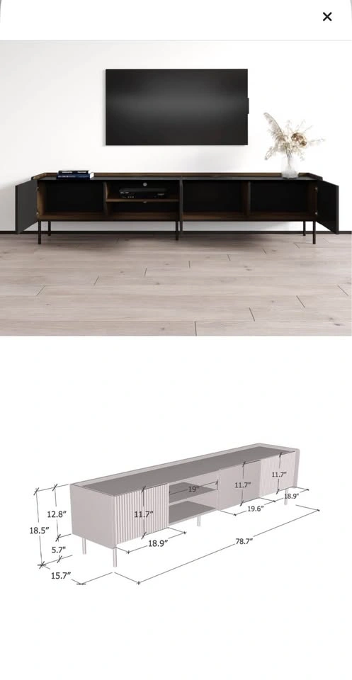 TV Stand with Ample Storage - photo 3