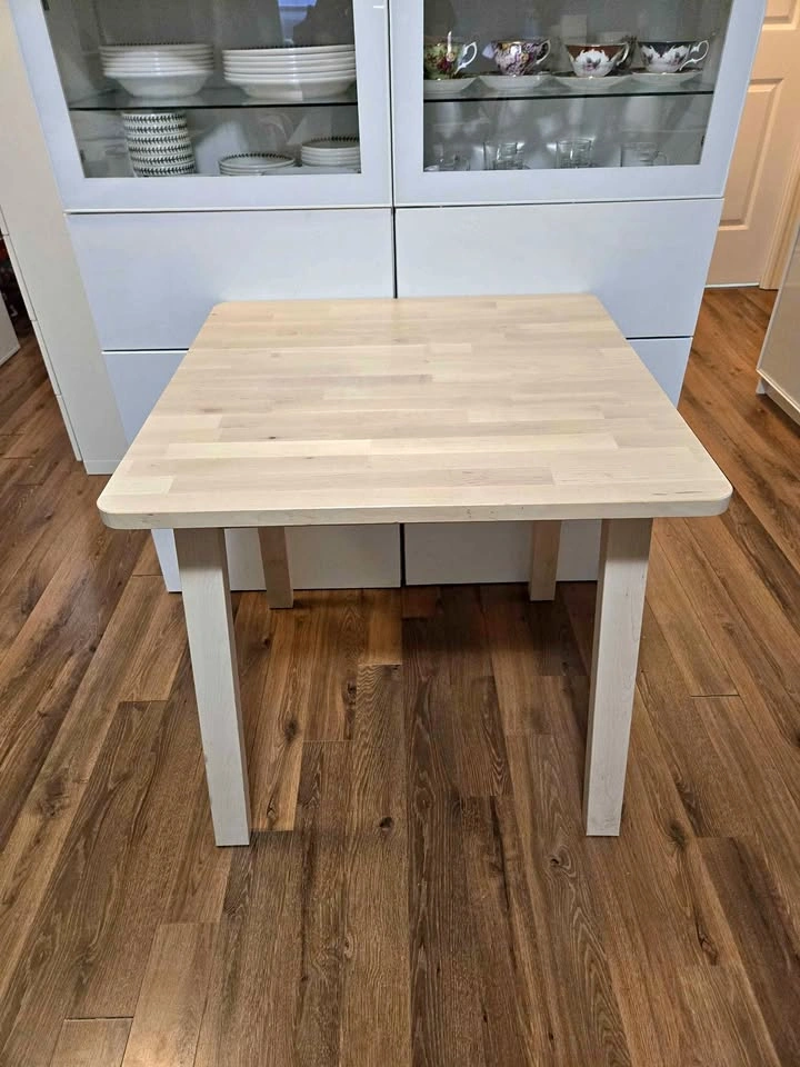 Ikea NORRÅKER Kitchen Table, Birch