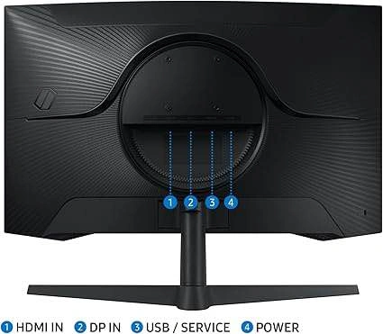 Samsung 27" Odyssey G5 QHD 1ms 165Hz Curved Gaming Monitor - photo 2