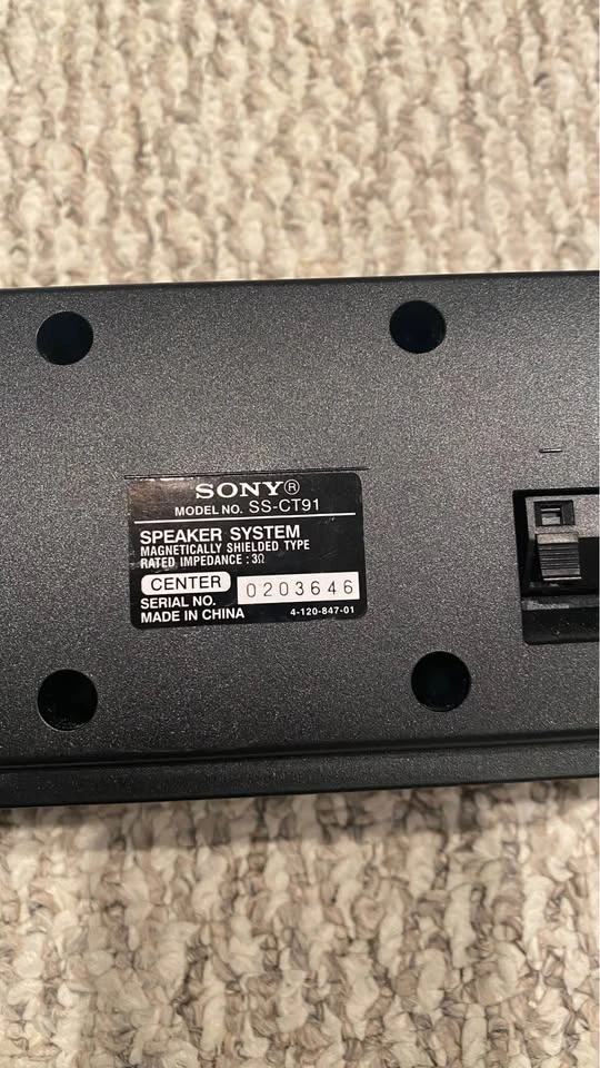 Sony 5.1 Speaker Set Surround Sound - $60 OBO - photo 3