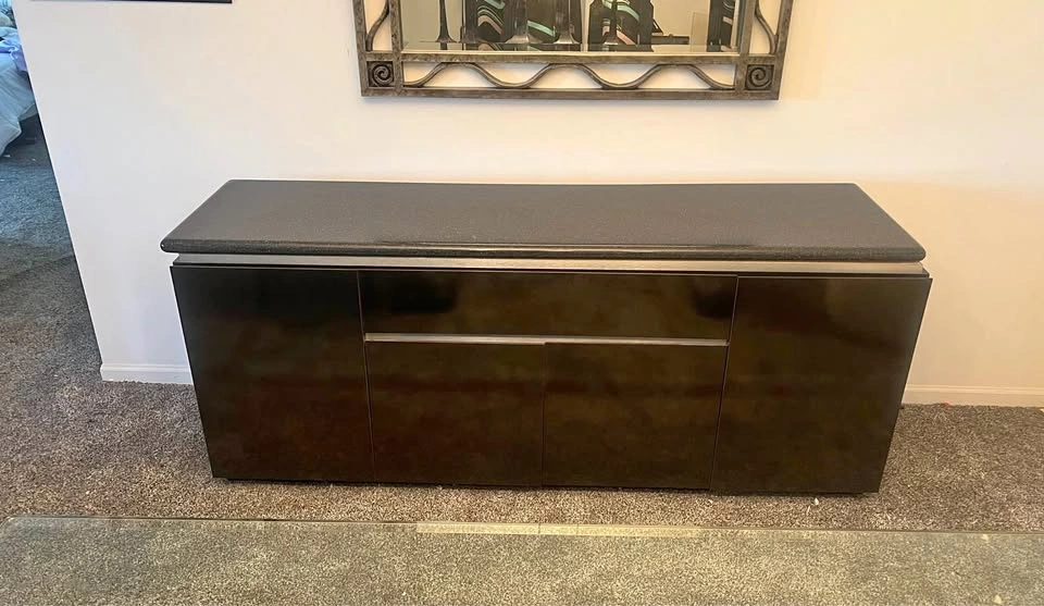 Modern Dark Finish Buffet / Sideboard