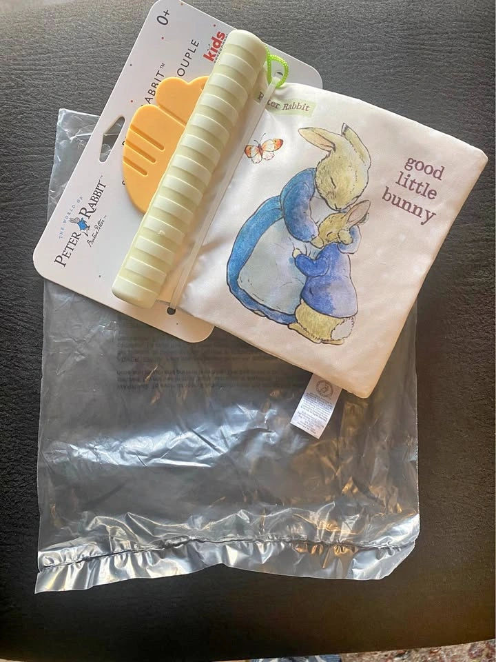 New Peter Rabbit Baby Teether Soft Book