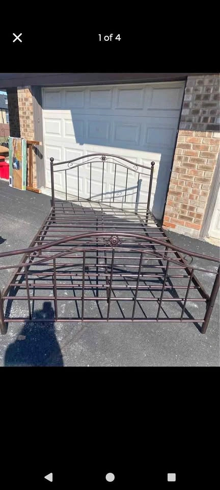 New Queen Wayfair Bronze Bed frame (in box)