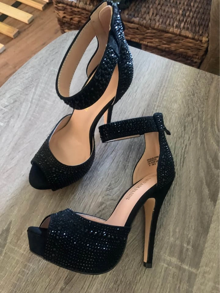New Black Dream Paris Heels Sz 6 - photo 3