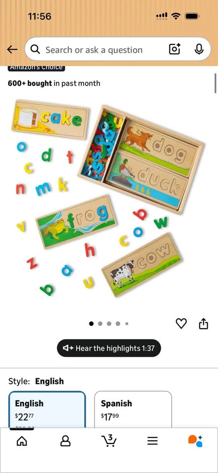 Melissa & Doug See & Spell Wooden Toy - photo 2