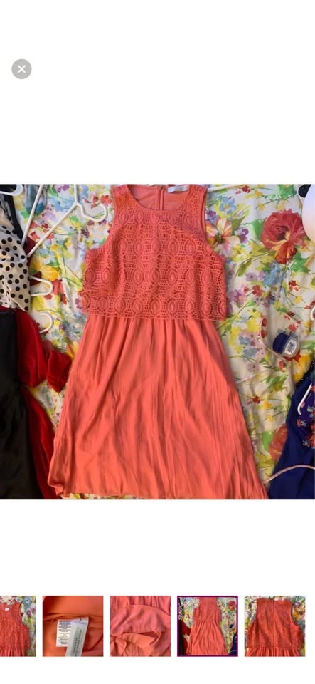 New Loft Peach Dress size small - photo 5