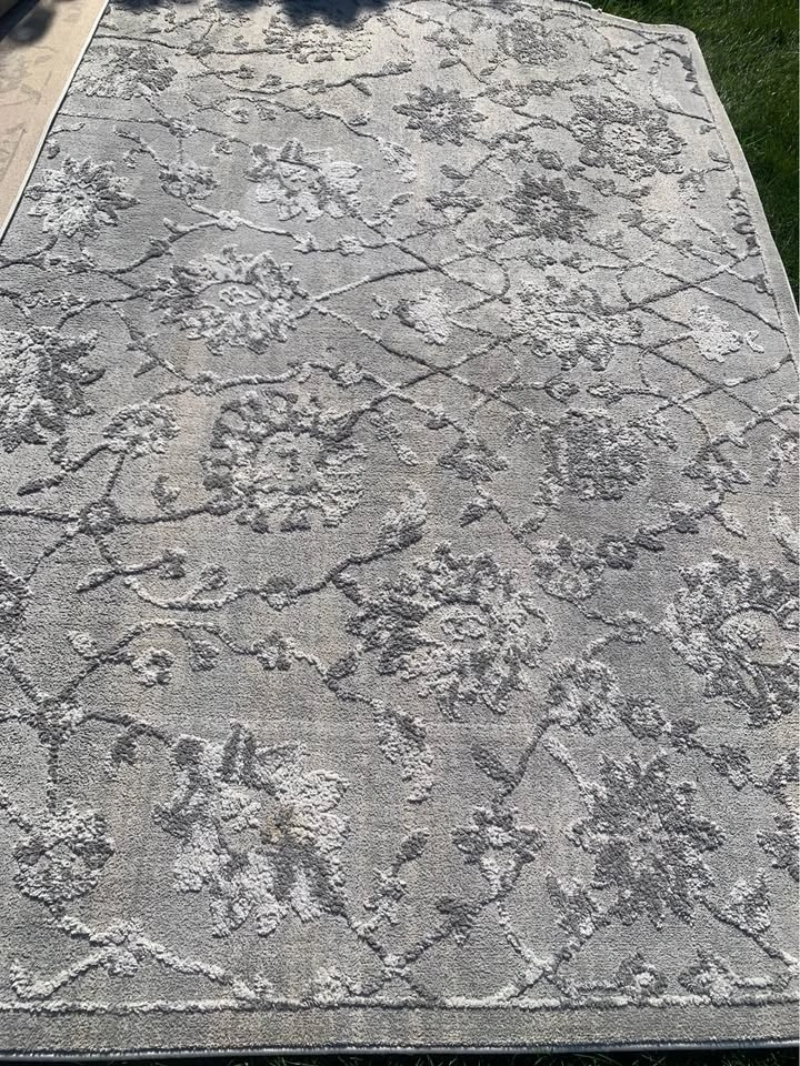 Large Grey Area Rug (about 8’x10’) - photo 2