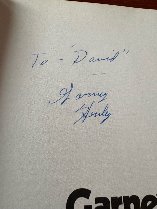 Signed Hamilton Tiger Cats Football Garney Henley’s book. - photo 3