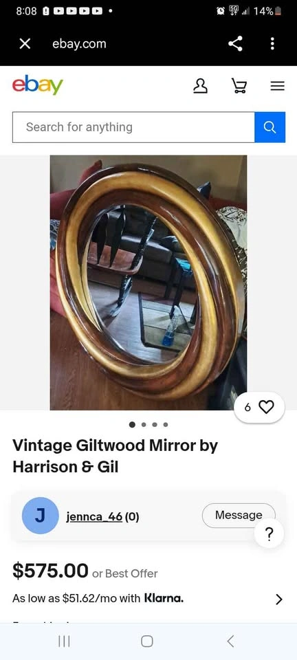 CLASSY HARRISON & GIL MIRROR 44" Round solid wood - photo 3