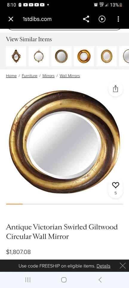 CLASSY HARRISON & GIL MIRROR 44" Round solid wood - photo 4
