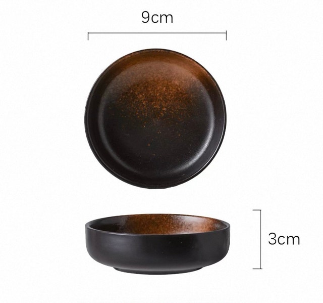 Set of 4 Ceramic Sauce Dishes - Minimalist & Chic - photo 3