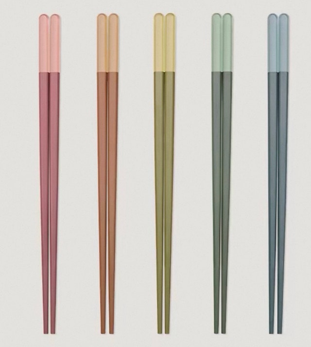 5 Pairs Chopstick Set - Heat Resistant & Anti-Mold