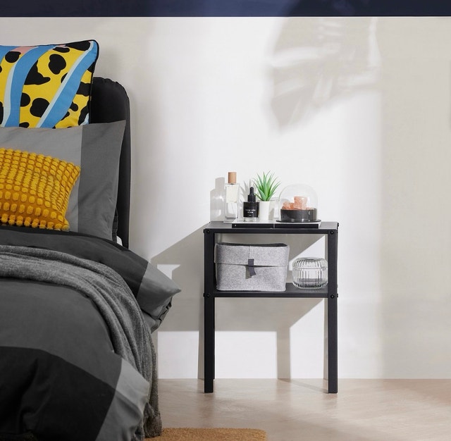 IKEA KNARREVIK Nightstand - Black - Great Condition! - photo 2