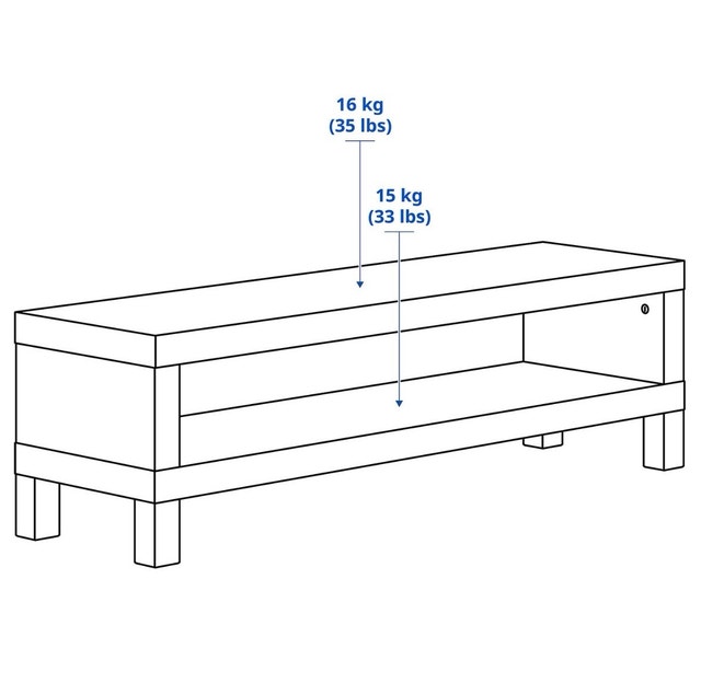IKEA LACK TV Bench - Like New! - photo 5