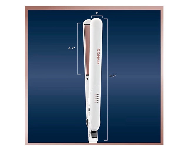Conair Double Ceramic Hair Straightener Flat Iron – Like New - photo 4