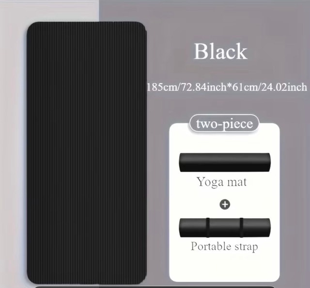 Yoga Mat Extra Thick - 10mm Anti-Slip Exercise Mat