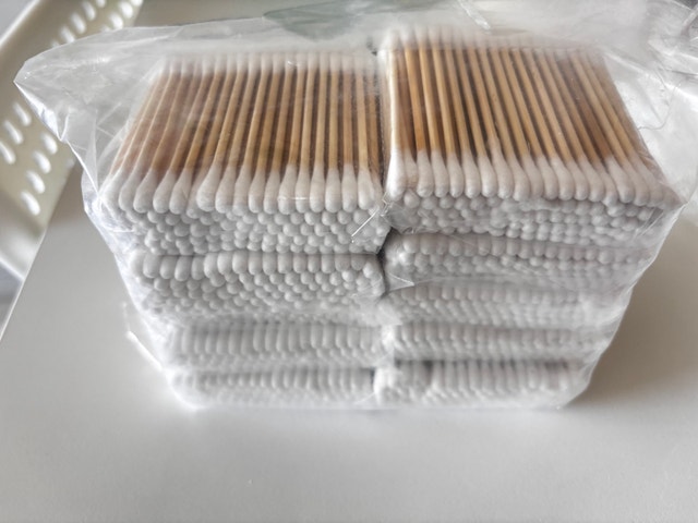 Bamboo Cotton Swabs - Eco-Friendly (1000ct)