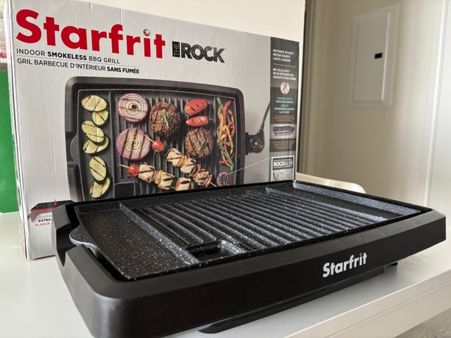 Starfrit The Rock Indoor Smokeless BBQ Grill - Like New - photo 2