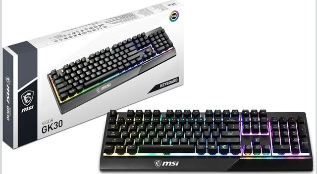 MSI Vigor GK30 RGB Gaming Keyboard - Like New