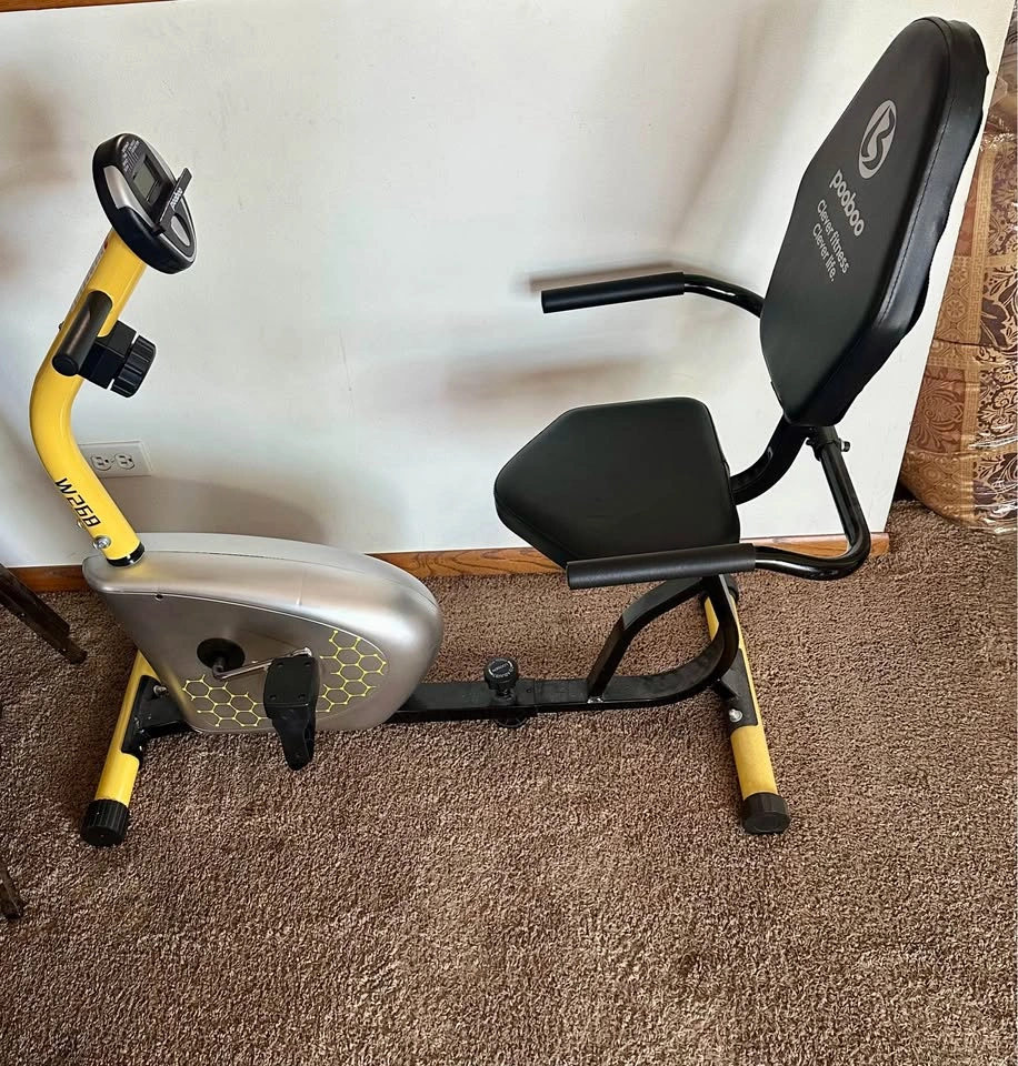 Pooboo W268 Magnetic Recumbent Exercise Bike - photo 2