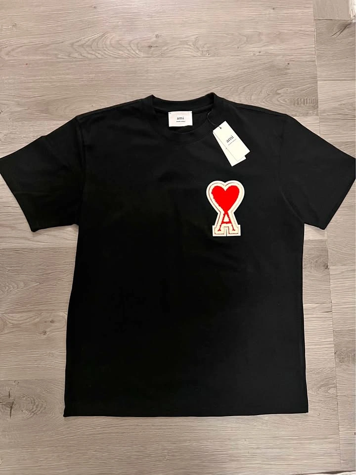 Ami Paris Ami de Coeur Patch T-Shirt
