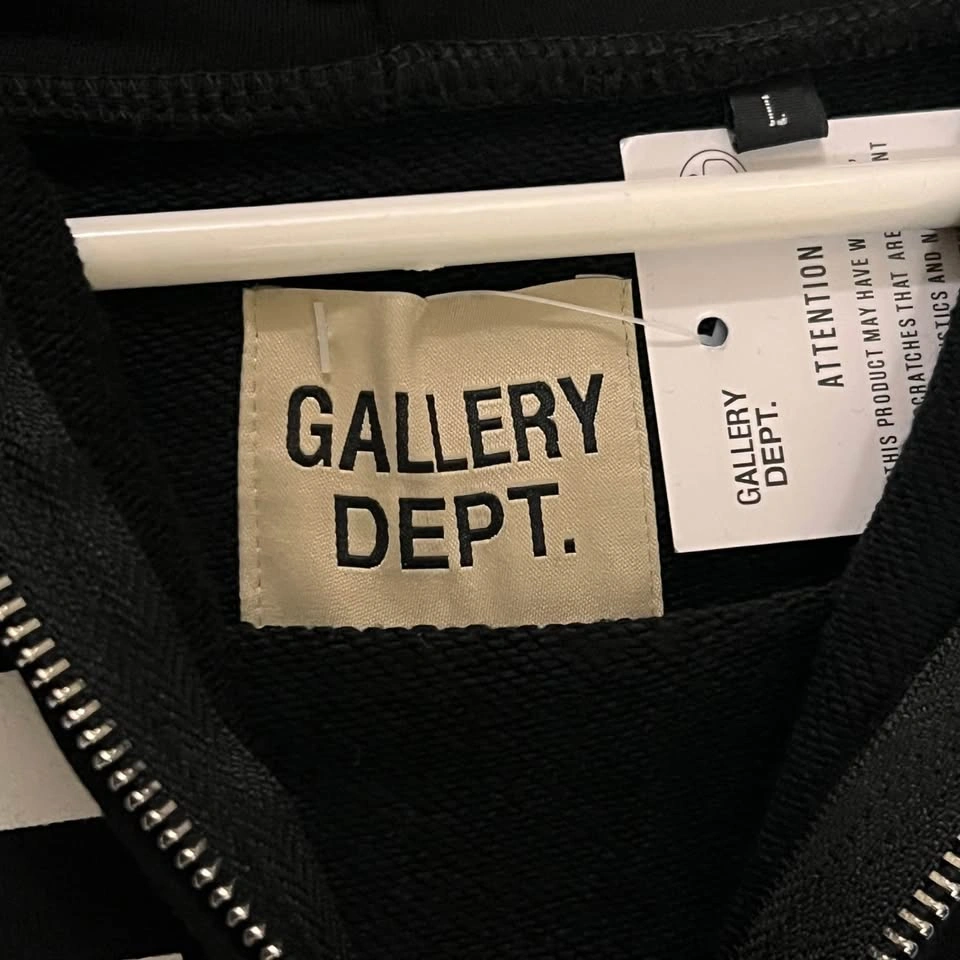 Gallery Dept. Boxing Zip-Up Hoodie Black Size L - photo 3