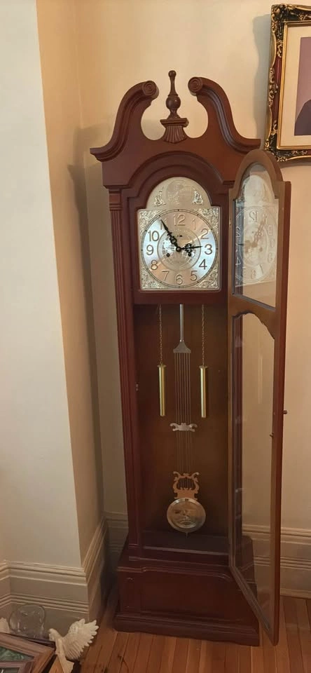Tempus fugit grandfather clock - photo 3