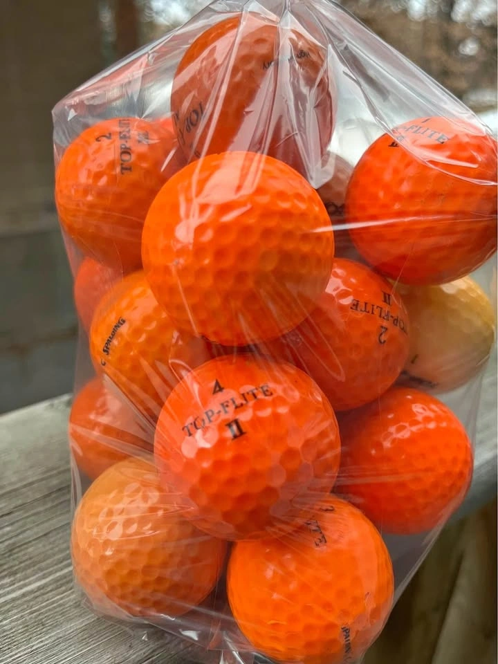 20 Orange Top Flite Golf Balls