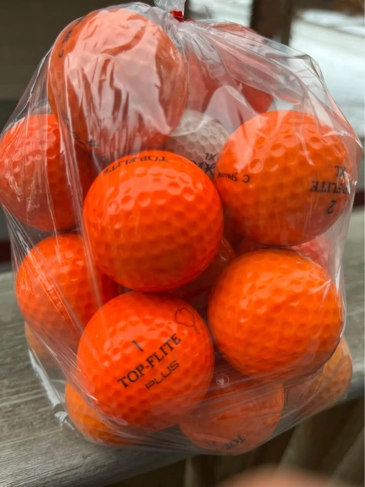 20 Orange Top Flite Golf Balls - photo 2