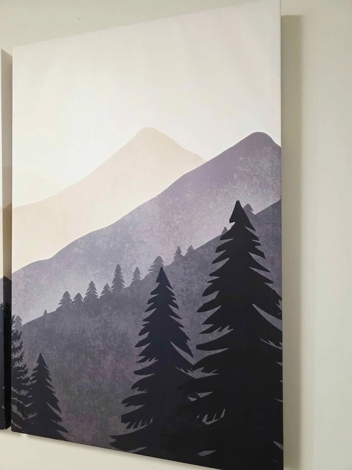 Mountain Forest Canvas Art Set 3 pc - photo 3