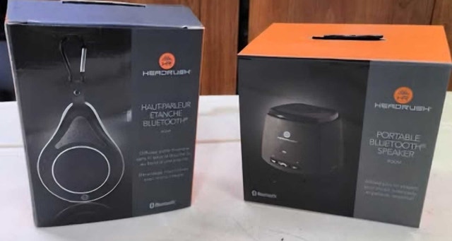 2 Headrush Portable Bluetooth Speakers